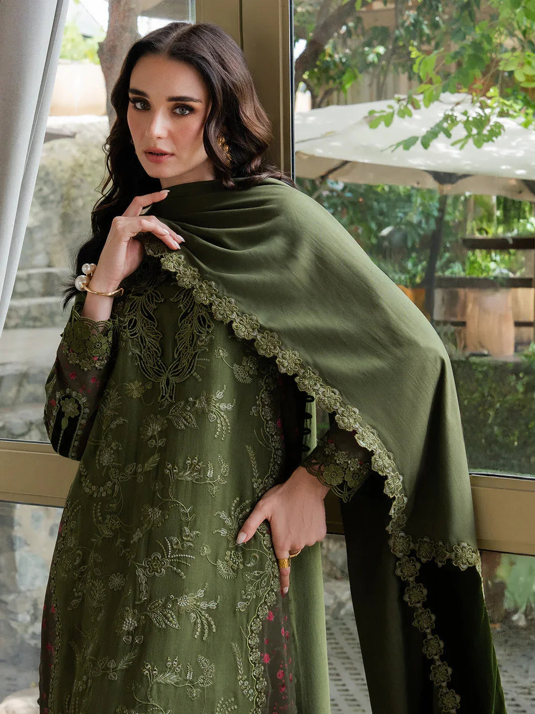 Faiza Faisal | Dastaan Khaddar 25 | RUMIYA - Aqsa Fabrics