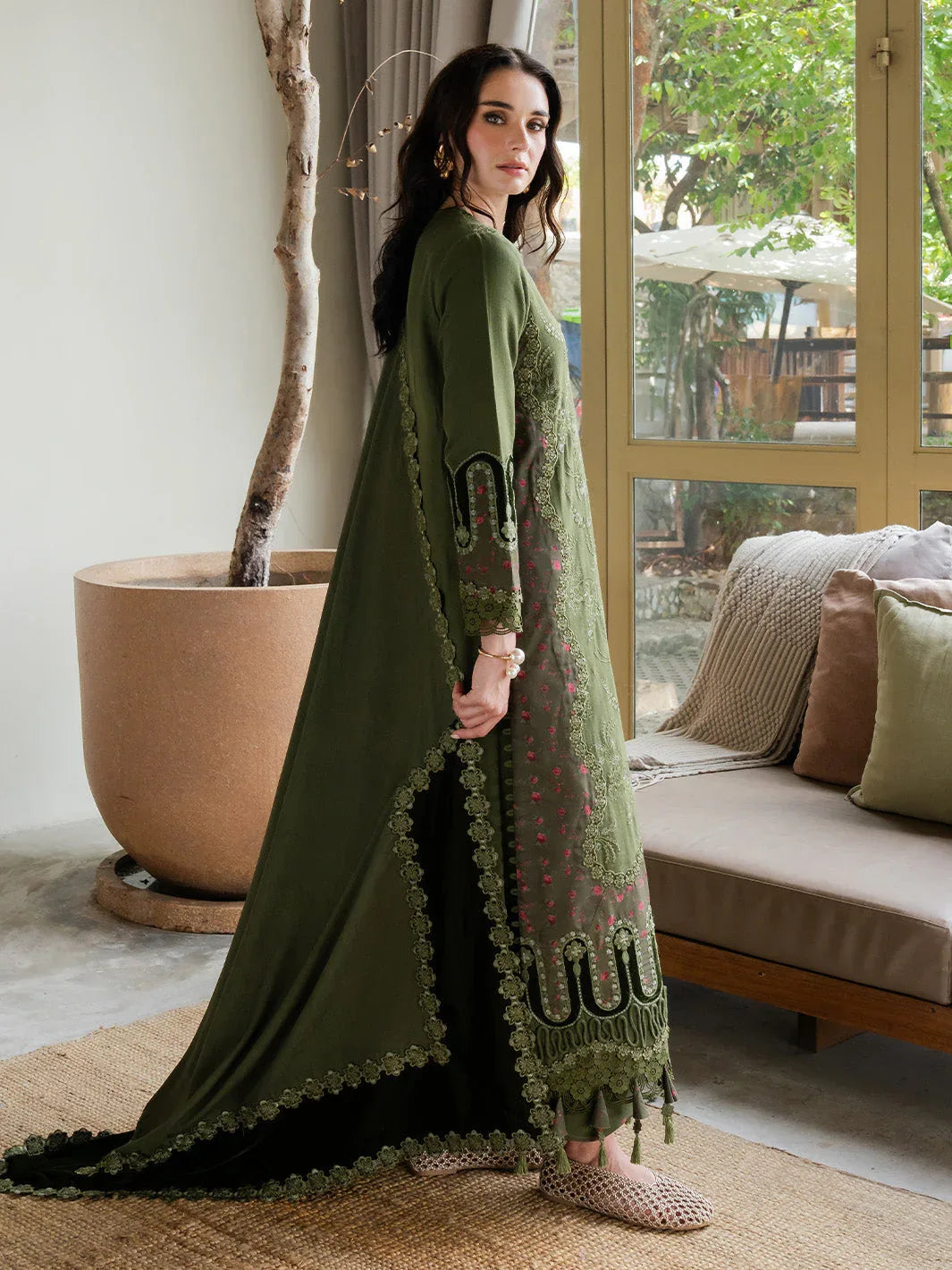 Faiza Faisal | Dastaan Khaddar 25 | RUMIYA - Aqsa Fabrics
