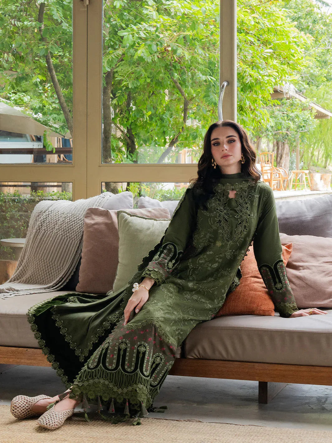 Faiza Faisal | Dastaan Khaddar 25 | RUMIYA - Aqsa Fabrics