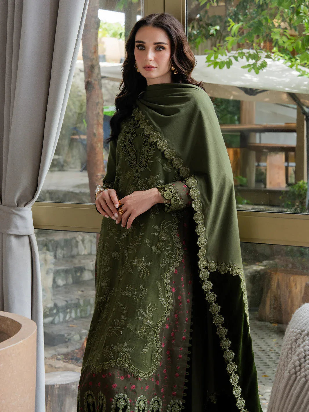 Faiza Faisal | Dastaan Khaddar 25 | RUMIYA - Aqsa Fabrics