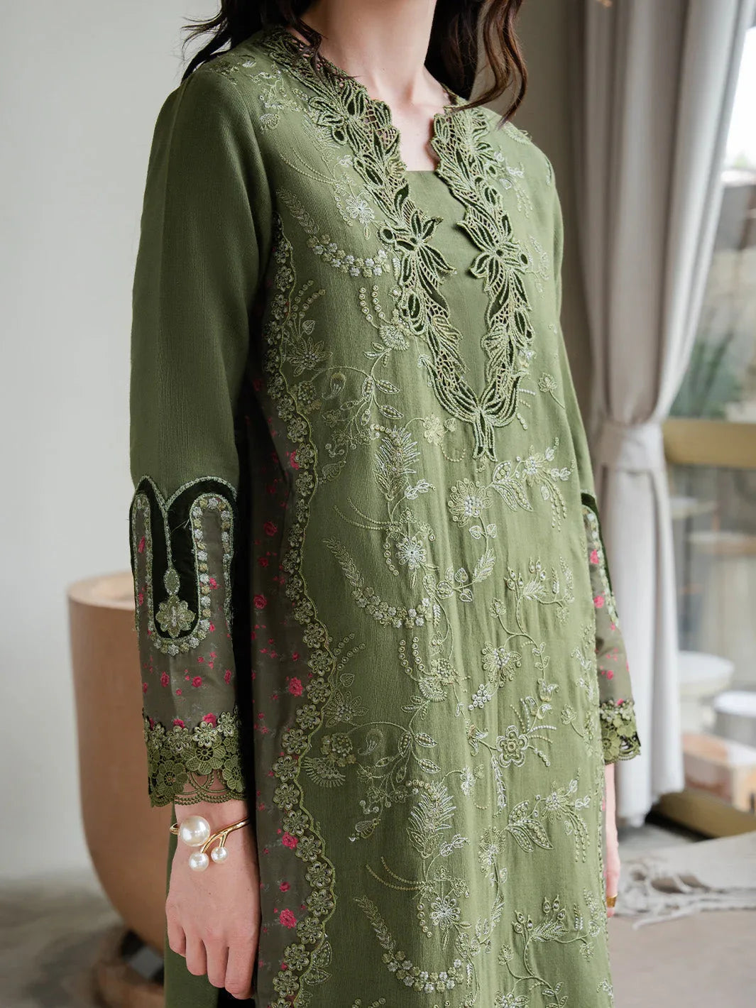 Faiza Faisal | Dastaan Khaddar 25 | RUMIYA - Aqsa Fabrics