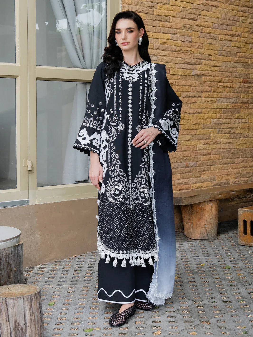 Faiza Faisal | Dastaan Khaddar 25 | REHA - Aqsa Fabrics