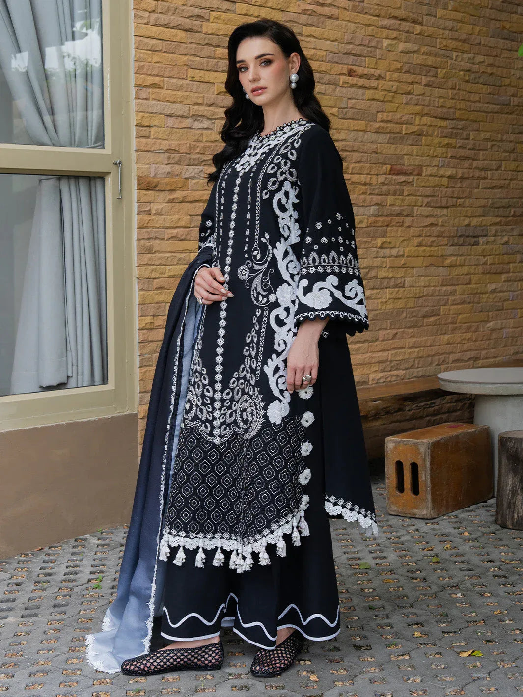 Faiza Faisal | Dastaan Khaddar 25 | REHA - Aqsa Fabrics