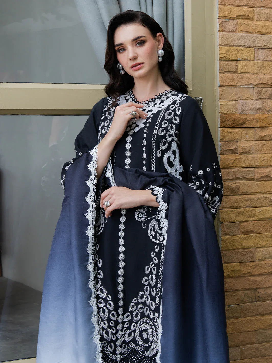Faiza Faisal | Dastaan Khaddar 25 | REHA - Aqsa Fabrics