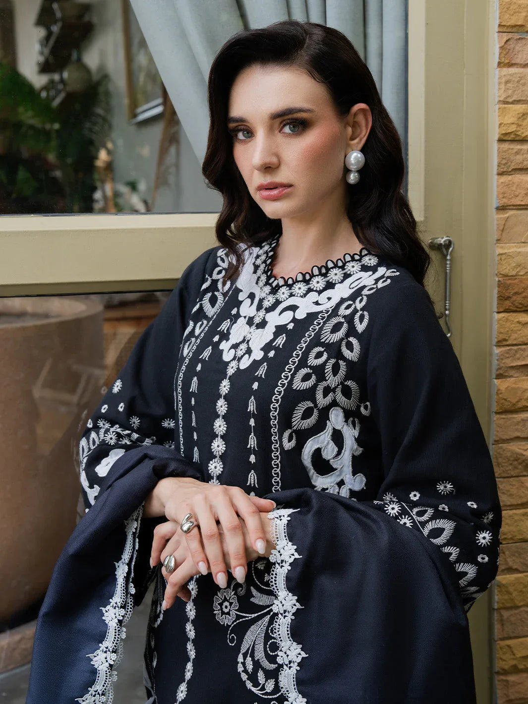Faiza Faisal | Dastaan Khaddar 25 | REHA - Aqsa Fabrics