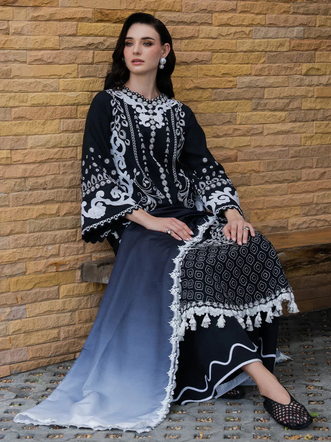 Faiza Faisal | Dastaan Khaddar 25 | REHA - Aqsa Fabrics