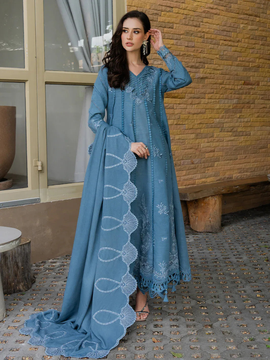 Faiza Faisal | Dastaan Khaddar 25 | IMAAN - Aqsa Fabrics