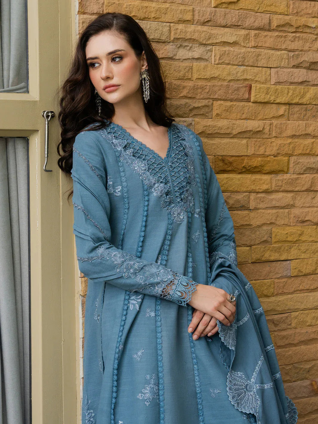 Faiza Faisal | Dastaan Khaddar 25 | IMAAN - Aqsa Fabrics