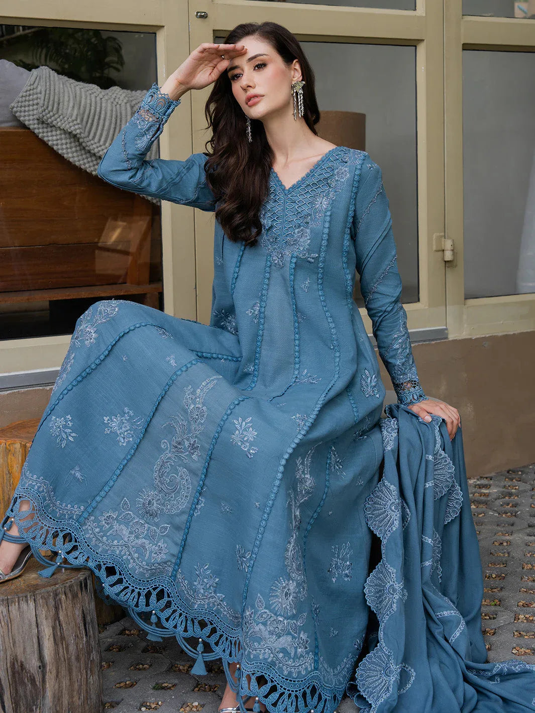 Faiza Faisal | Dastaan Khaddar 25 | IMAAN - Aqsa Fabrics