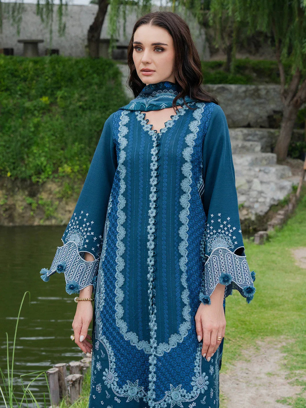 Faiza Faisal | Dastaan Khaddar 25 | EVARA - Aqsa Fabrics