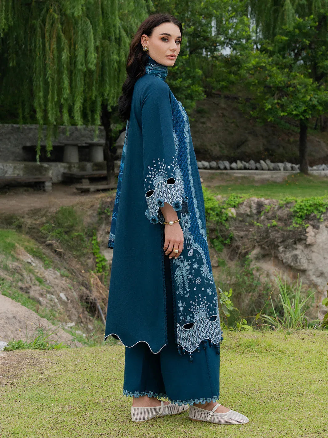 Faiza Faisal | Dastaan Khaddar 25 | EVARA - Aqsa Fabrics