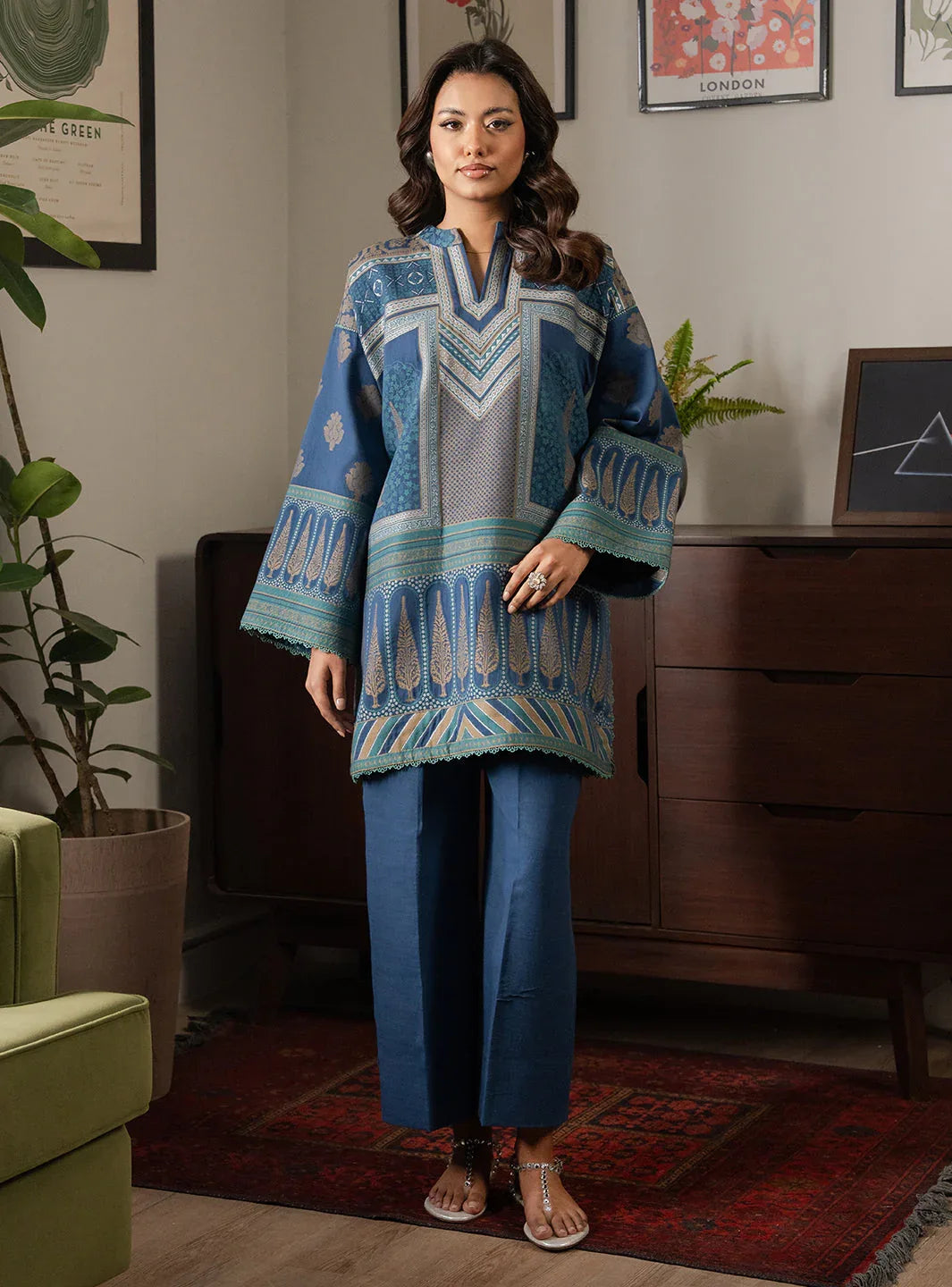 Faiza Faisal | Lumiere Pret | AZURE - Aqsa Fabrics