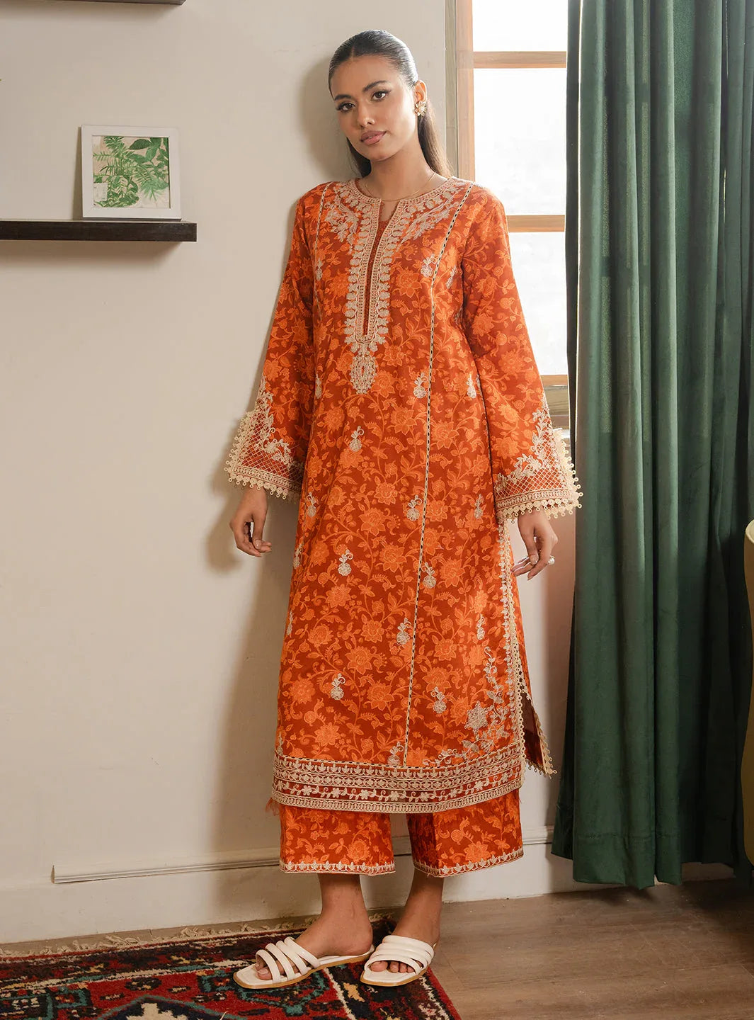Faiza Faisal | Lumiere Pret | EMBER - Aqsa Fabrics