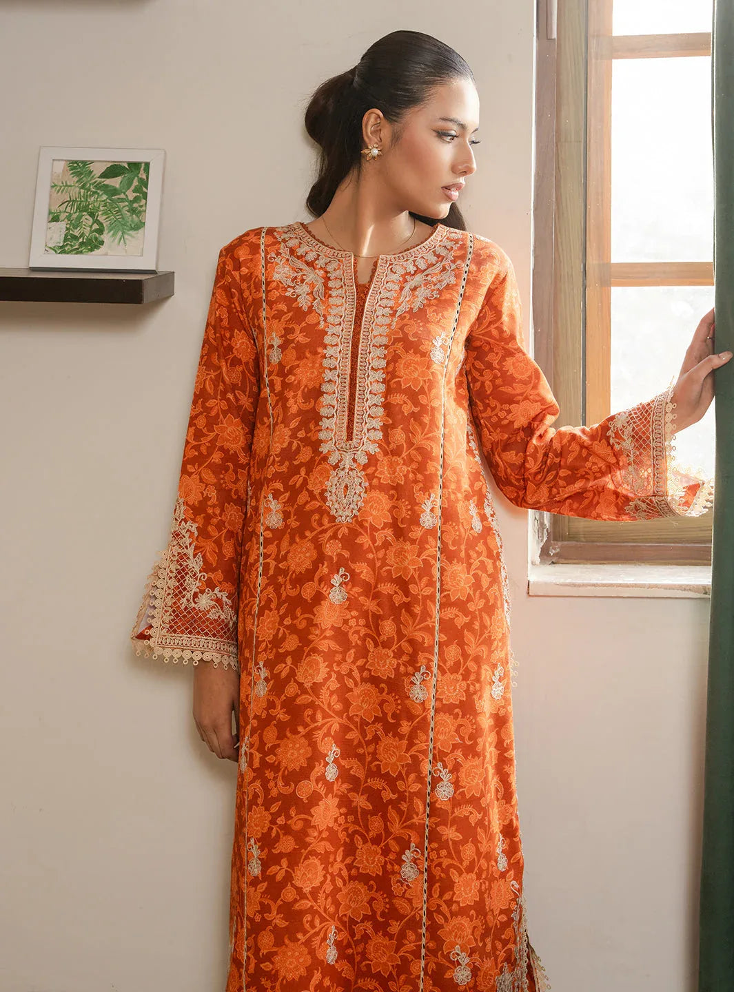 Faiza Faisal | Lumiere Pret | EMBER - Aqsa Fabrics