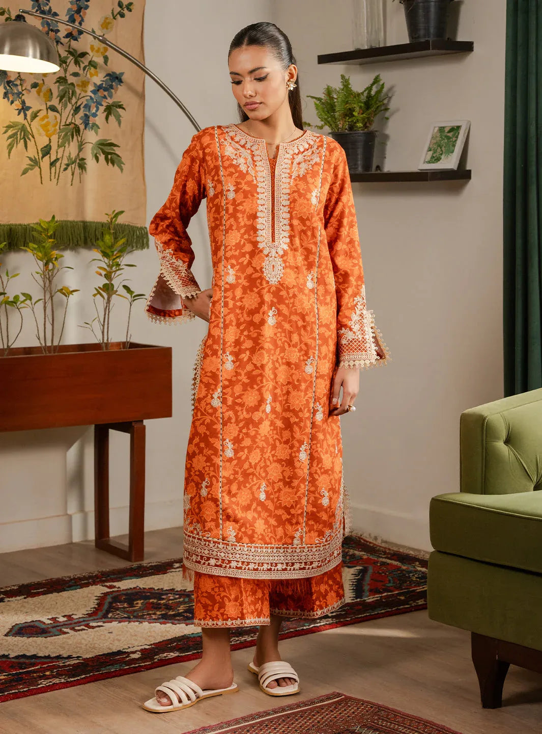 Faiza Faisal | Lumiere Pret | EMBER - Aqsa Fabrics