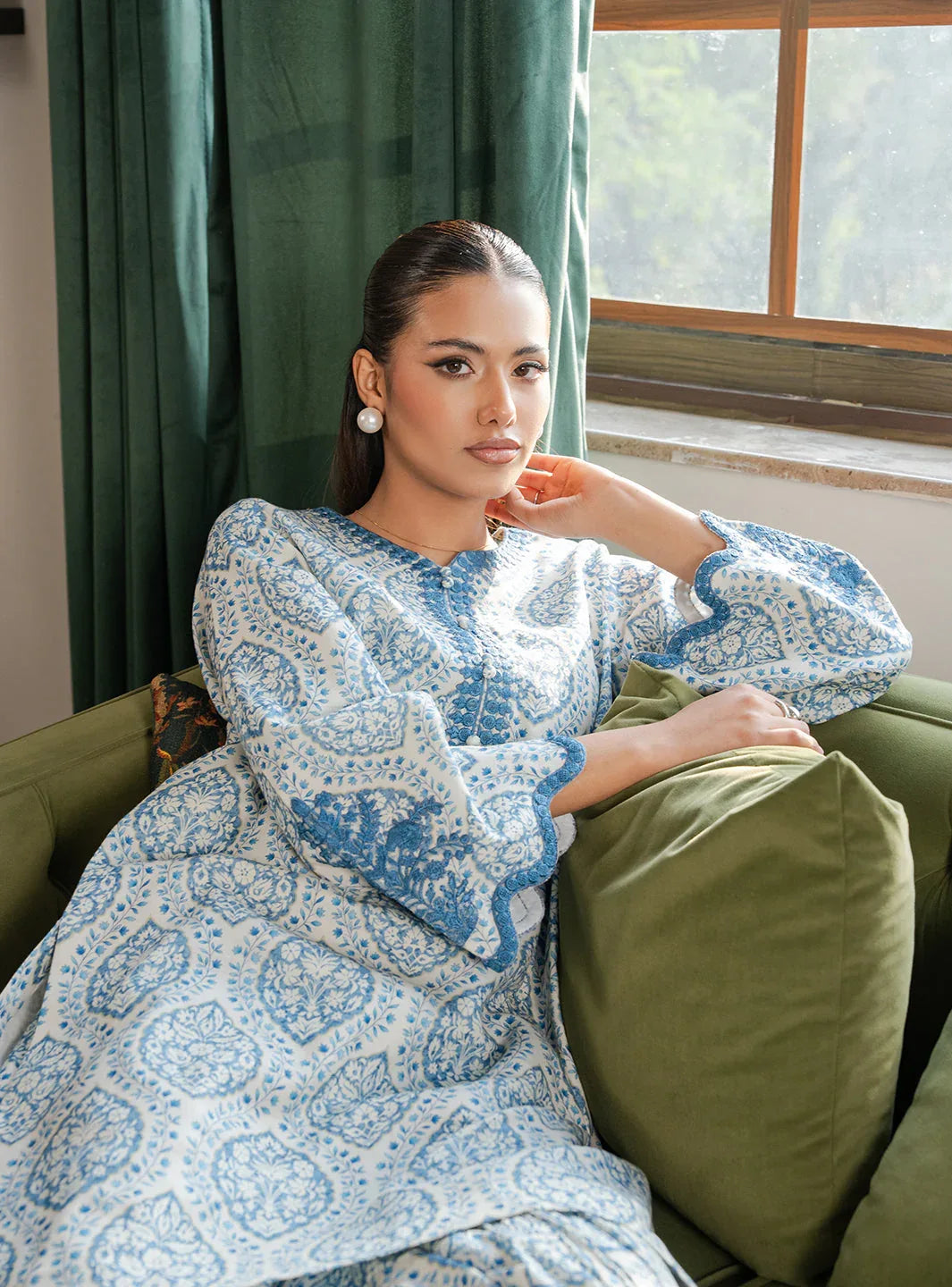Faiza Faisal | Lumiere Pret | CELESTE - Aqsa Fabrics