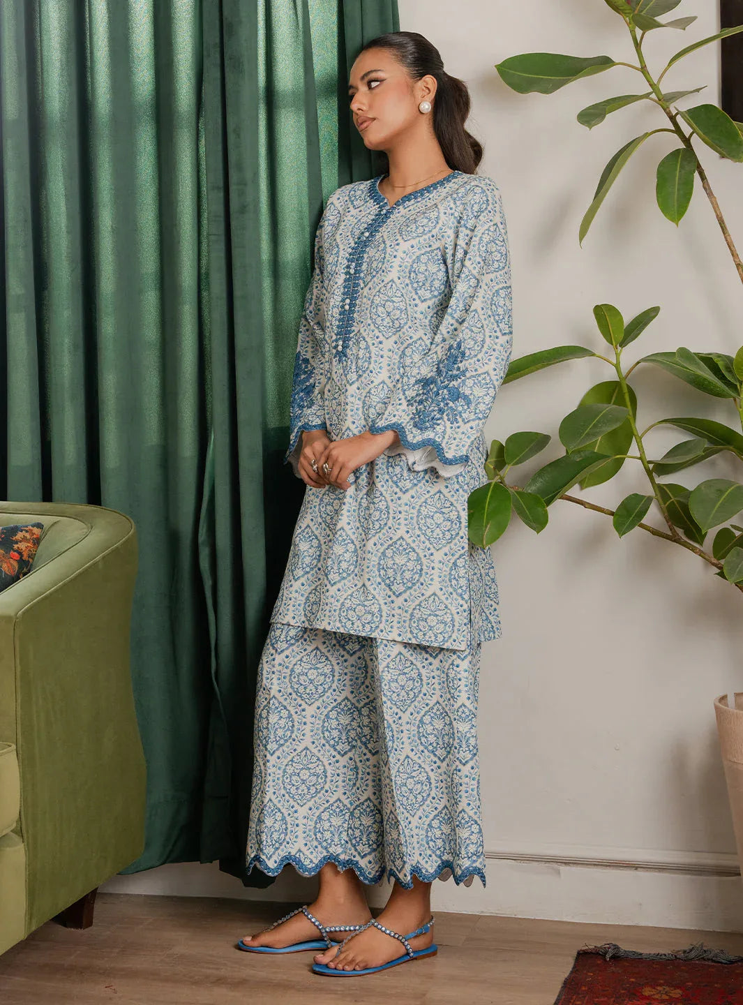 Faiza Faisal | Lumiere Pret | CELESTE - Aqsa Fabrics