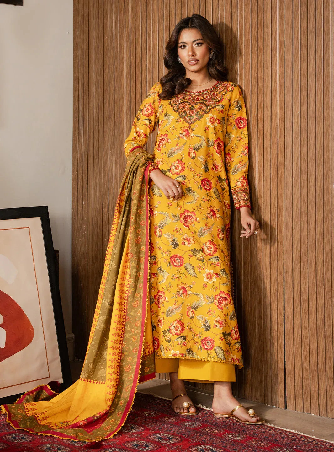 Faiza Faisal | Lumiere Pret | SUNLIT PETAL - Aqsa Fabrics