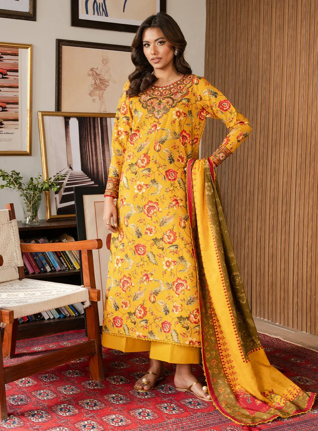 Faiza Faisal | Lumiere Pret | SUNLIT PETAL - Aqsa Fabrics