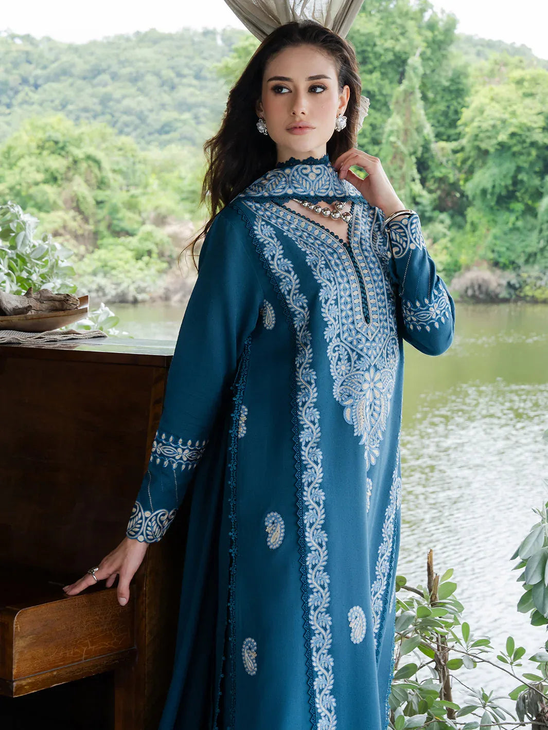 Faiza Faisal | Hoor Karandi | ESHAL - Aqsa Fabrics