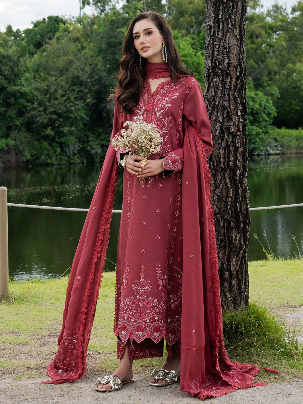 Faiza Faisal | Hoor Karandi | MAHROSE - Aqsa Fabrics