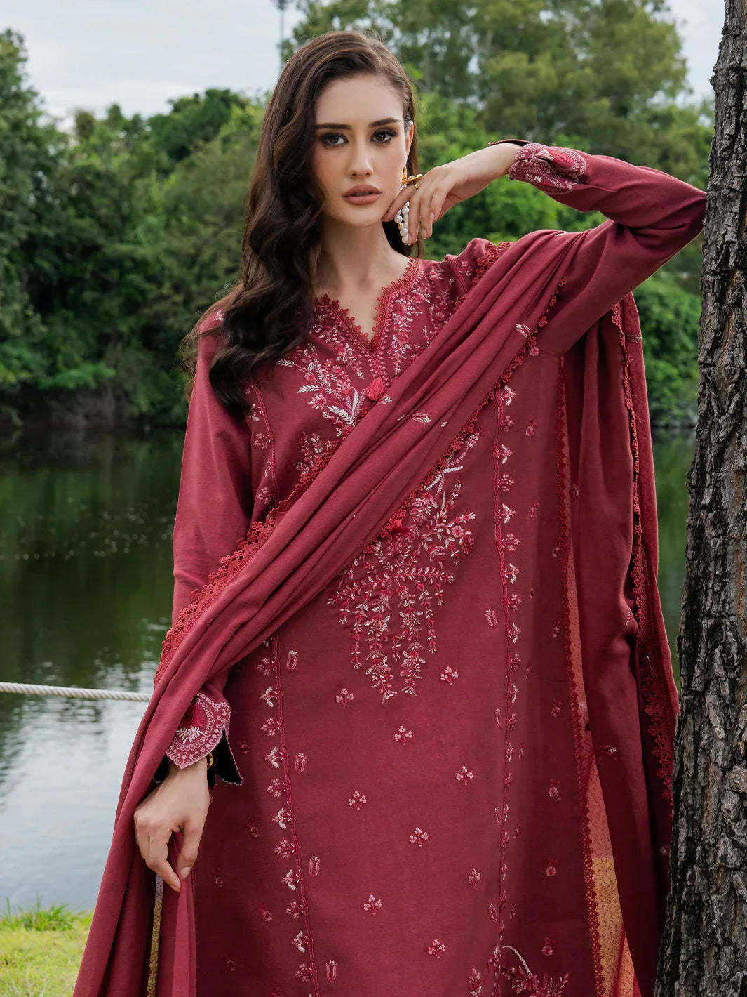 Faiza Faisal | Hoor Karandi | MAHROSE - Aqsa Fabrics