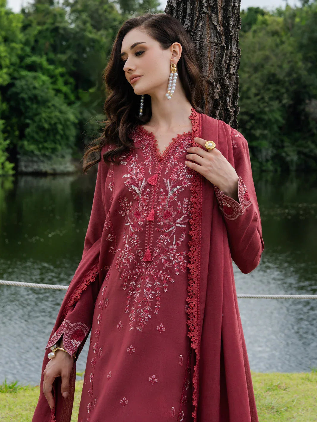 Faiza Faisal | Hoor Karandi | MAHROSE - Aqsa Fabrics