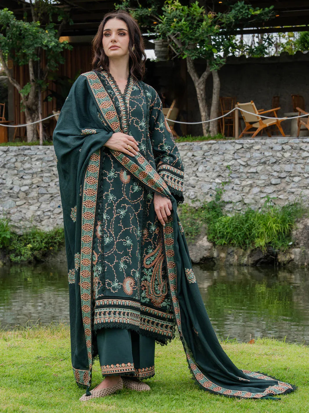 Faiza Faisal | Hoor Karandi | ZAREYA - Aqsa Fabrics