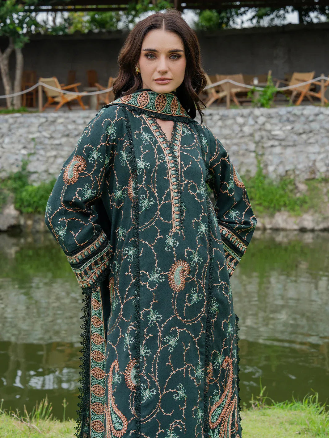 Faiza Faisal | Hoor Karandi | ZAREYA - Aqsa Fabrics