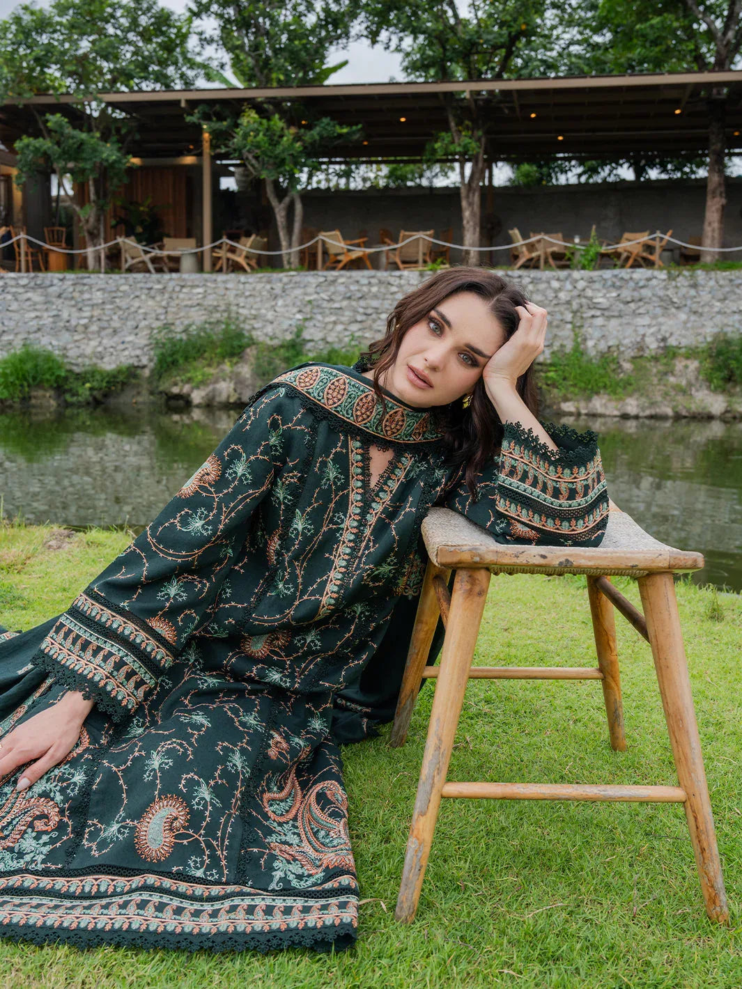 Faiza Faisal | Hoor Karandi | ZAREYA - Aqsa Fabrics