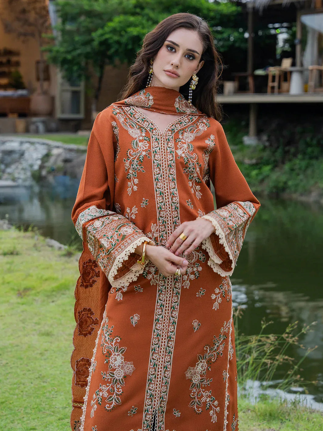 Faiza Faisal | Hoor Karandi | NAIRA - Aqsa Fabrics