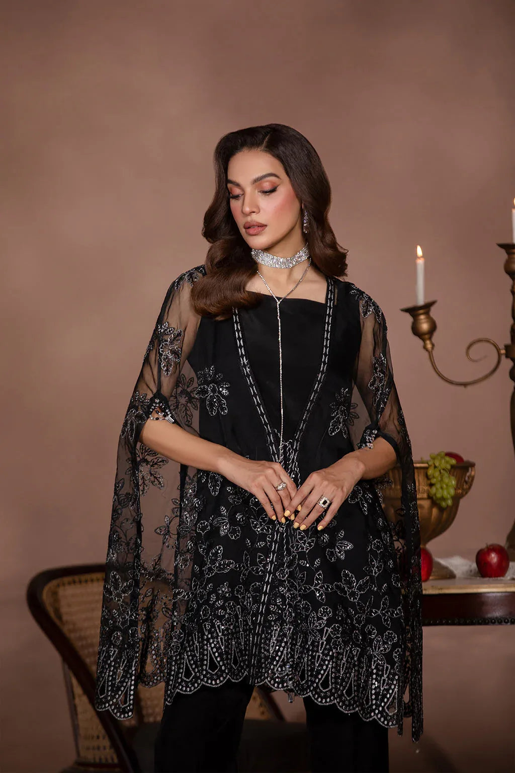 Flossie | Studio RTW | NERO - Aqsa Fabrics