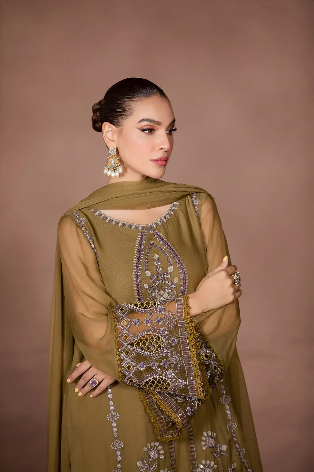 Flossie | Studio RTW | TANSY GREEN - Aqsa Fabrics