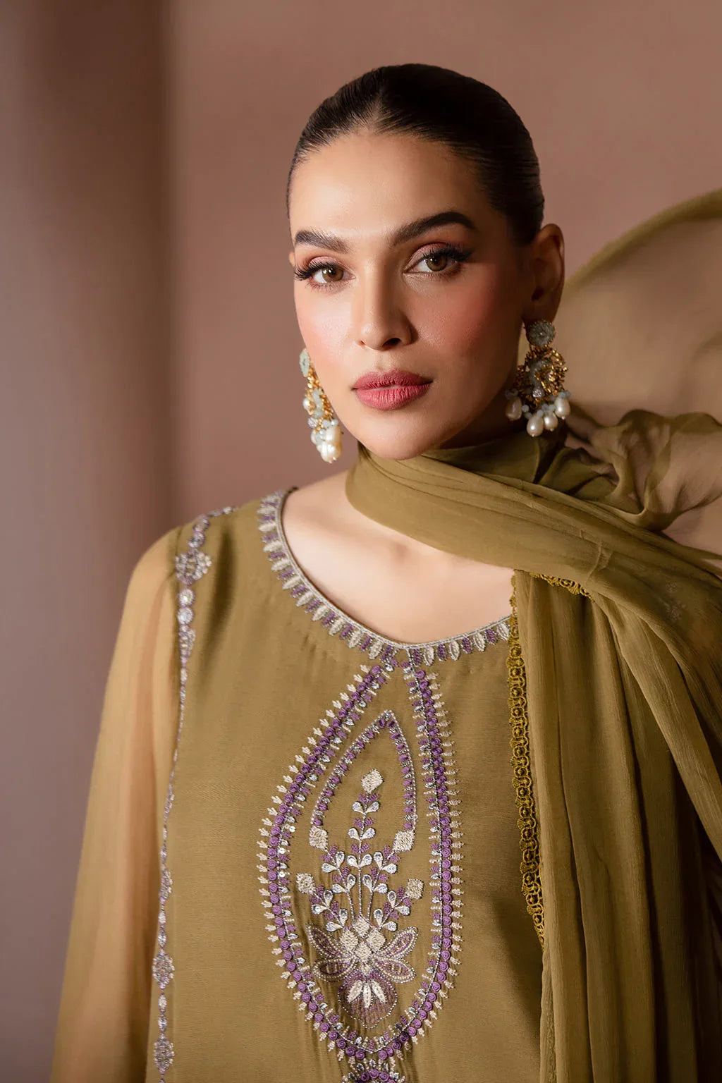Flossie | Studio RTW | TANSY GREEN - Aqsa Fabrics