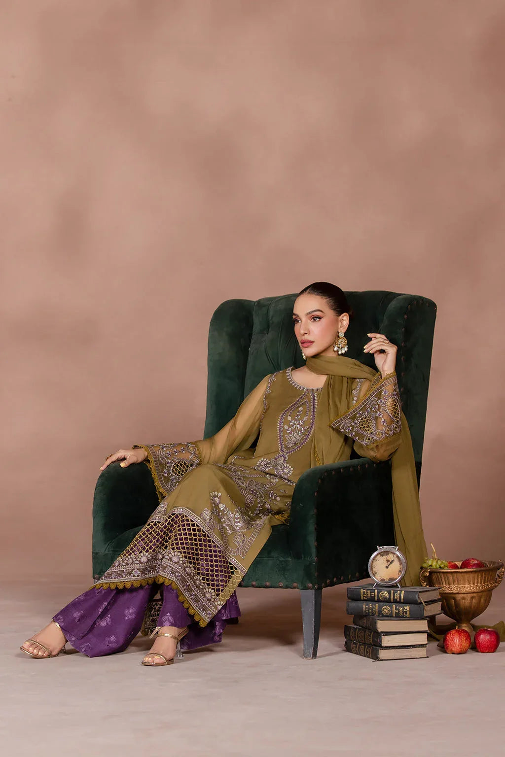 Flossie | Studio RTW | TANSY GREEN - Aqsa Fabrics