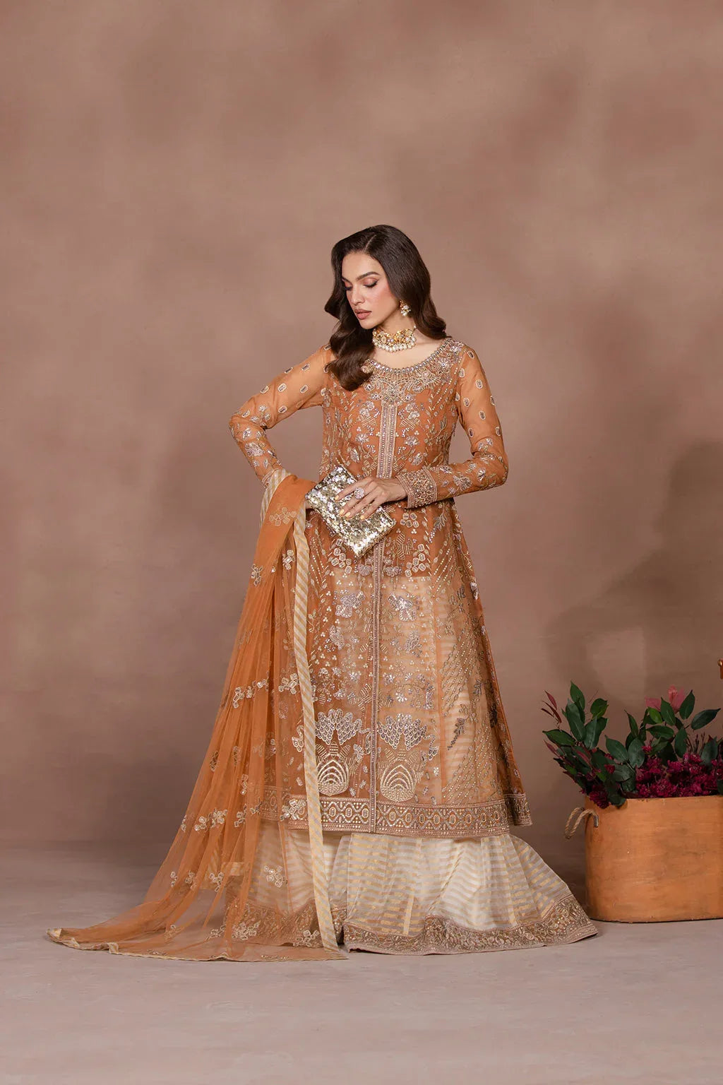 Flossie | Studio RTW | FAWN BROWN - Aqsa Fabrics
