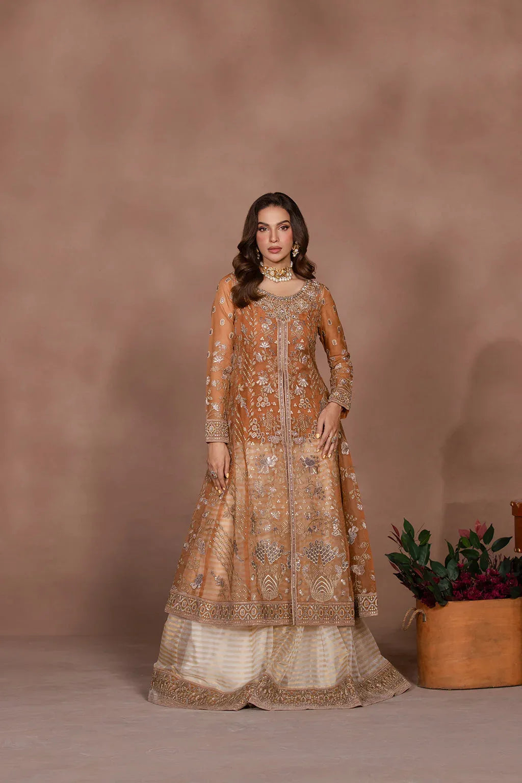 Flossie | Studio RTW | FAWN BROWN - Aqsa Fabrics