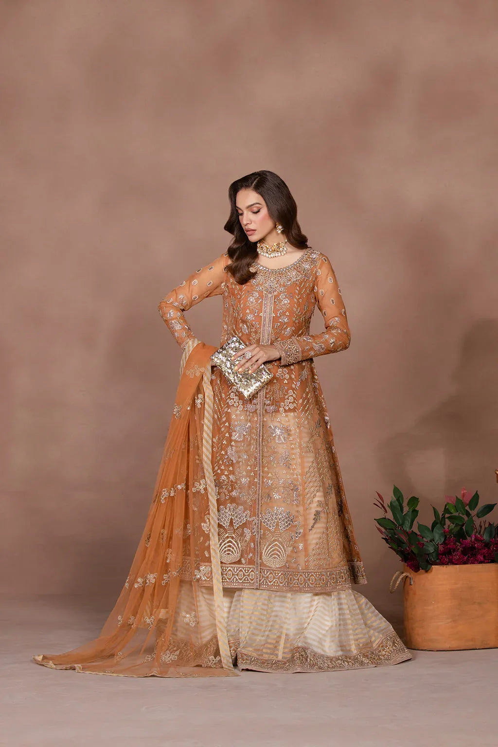 Flossie | Studio RTW | FAWN BROWN - Aqsa Fabrics