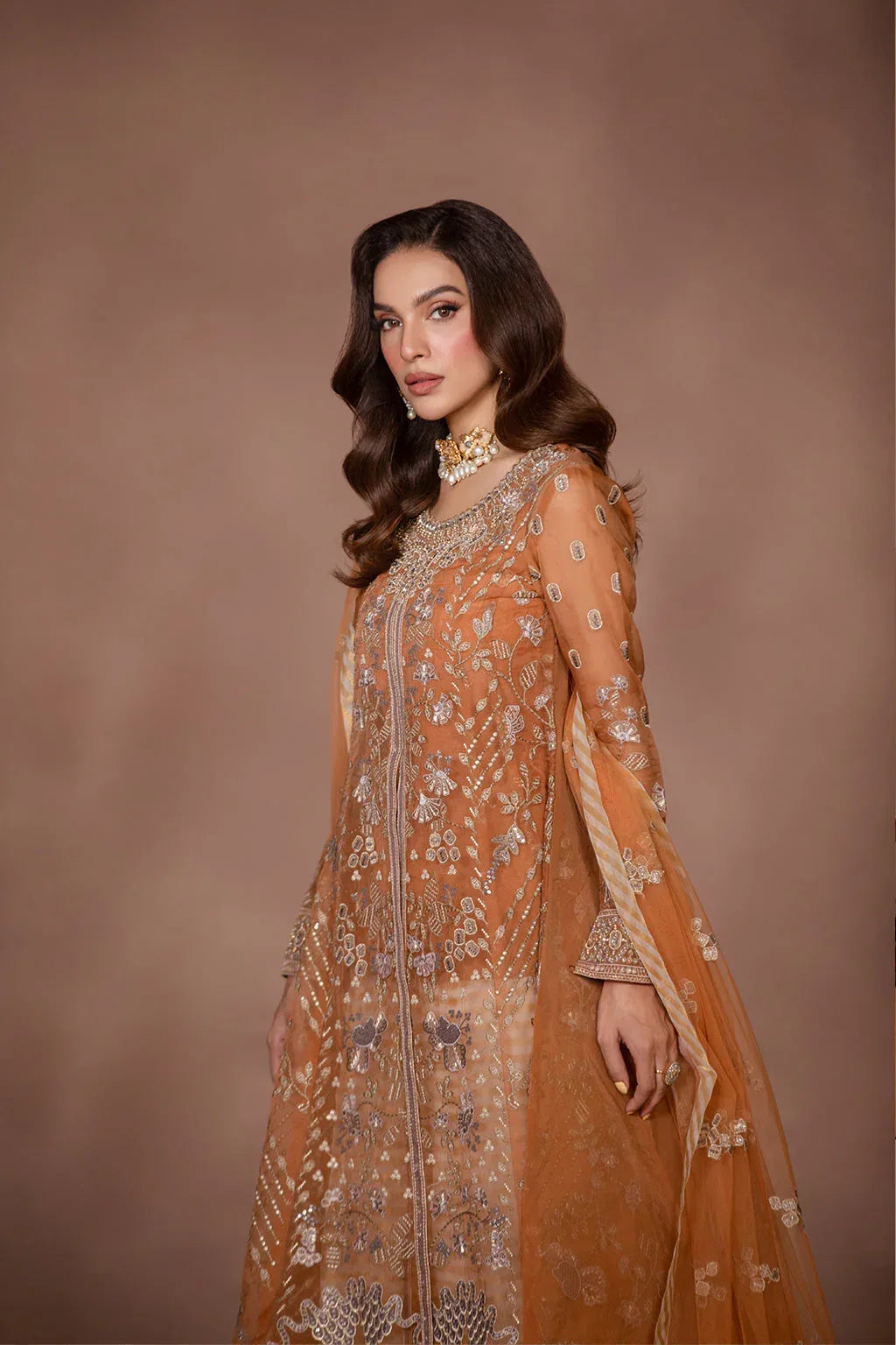 Flossie | Studio RTW | FAWN BROWN - Aqsa Fabrics