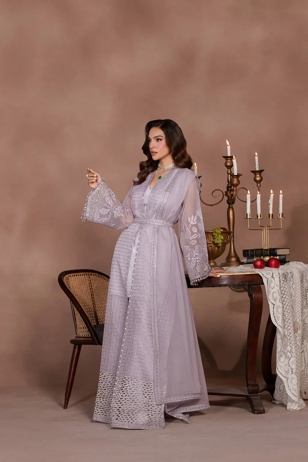 Flossie | Studio RTW | LILAC SNOW - Aqsa Fabrics