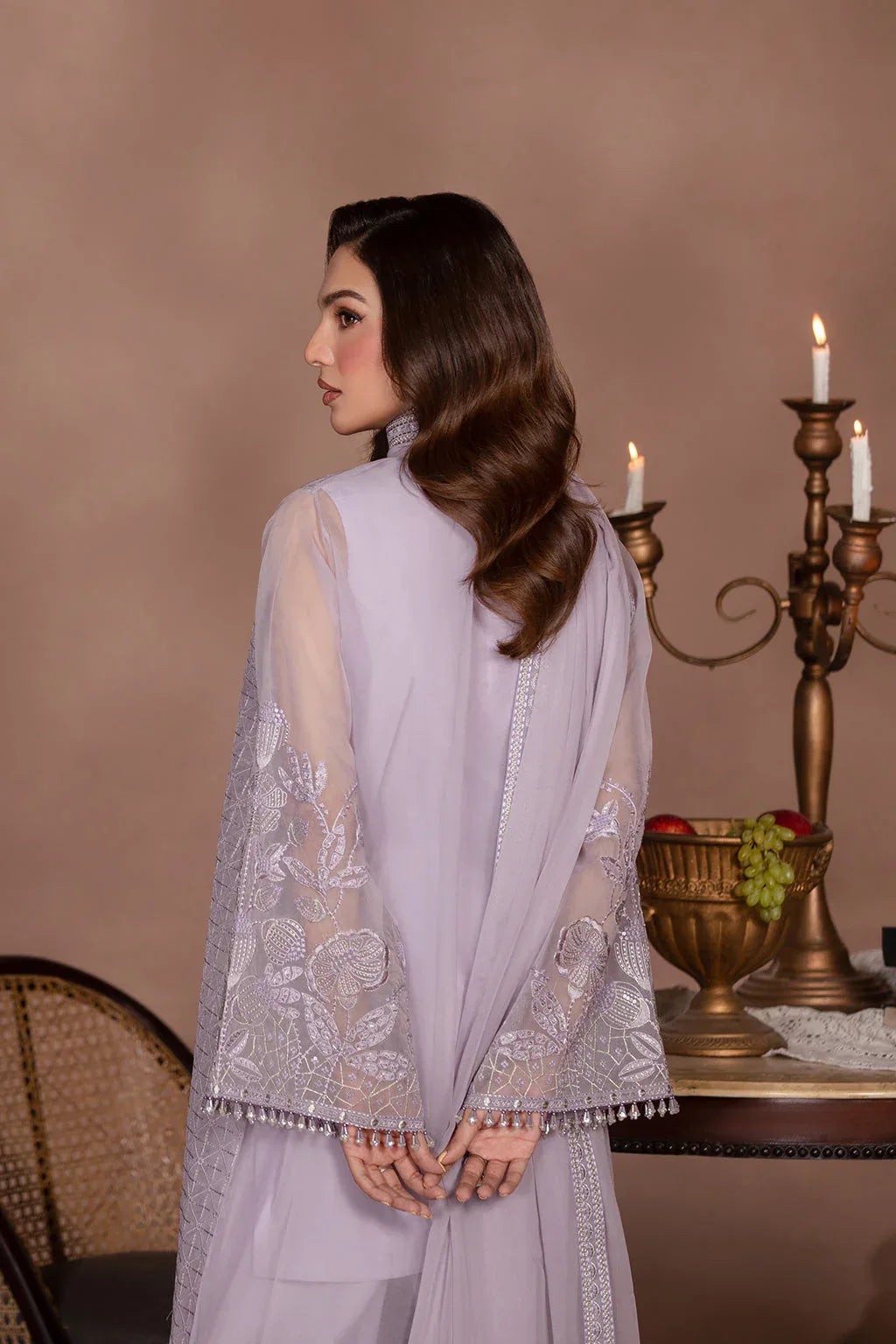Flossie | Studio RTW | LILAC SNOW - Aqsa Fabrics