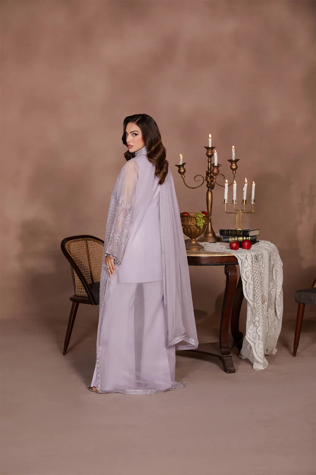 Flossie | Studio RTW | LILAC SNOW - Aqsa Fabrics