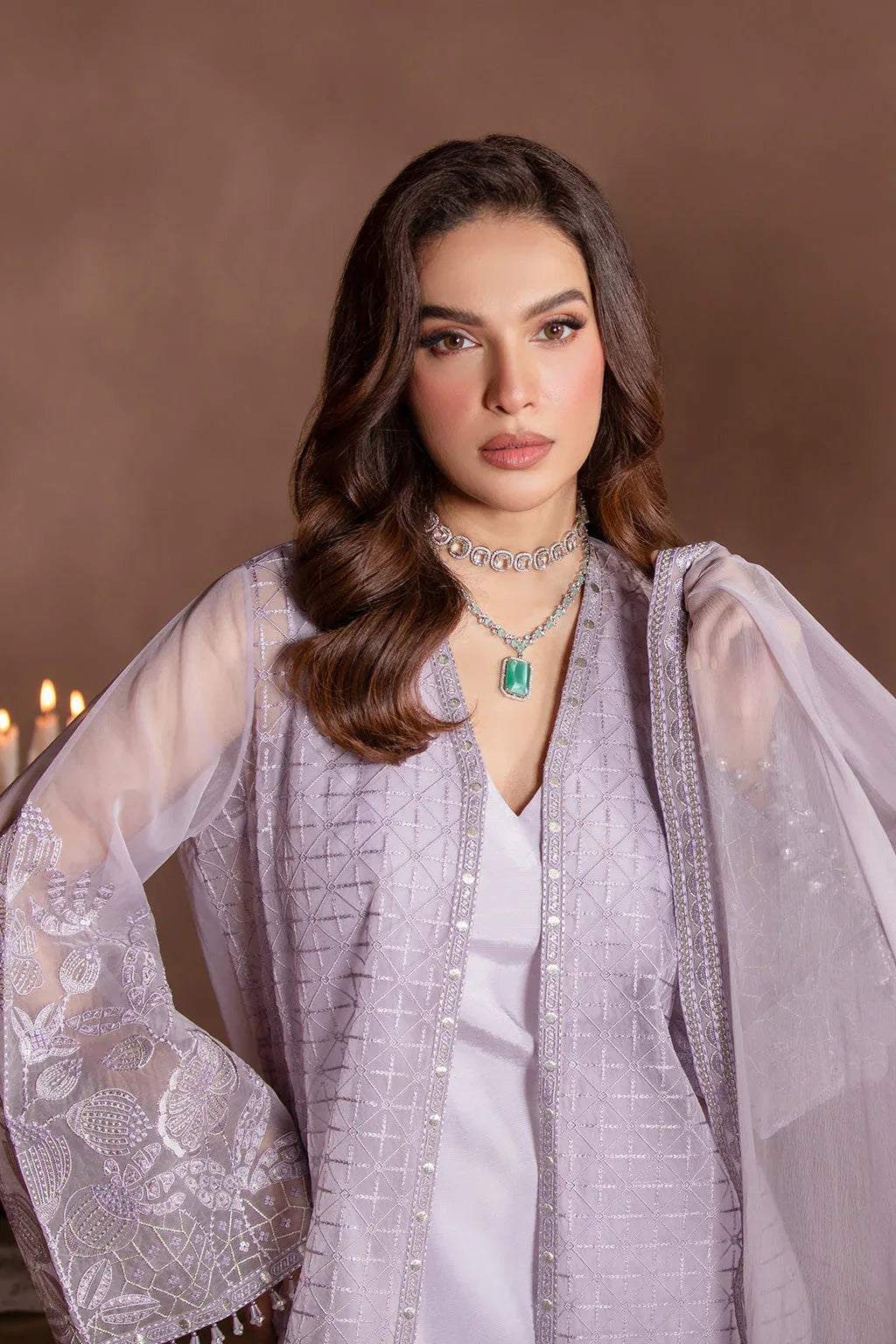 Flossie | Studio RTW | LILAC SNOW - Aqsa Fabrics