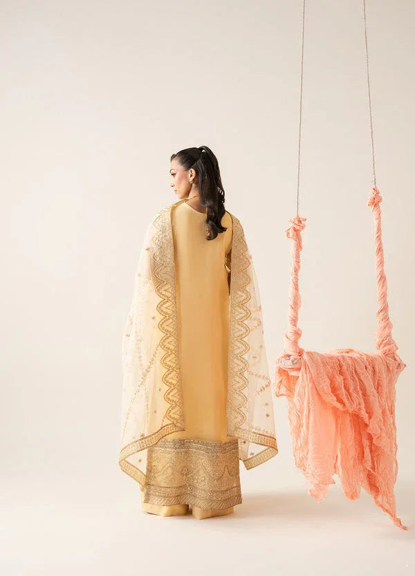 Maryum N Maria | Zaib Luxury | Embroirdered Chiffon LYA - FS50126 - Aqsa Fabrics