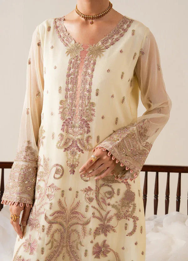 Maryum N Maria | Zaib Luxury |  Embroirdered Chiffon LILI - FS50128 - Aqsa Fabrics