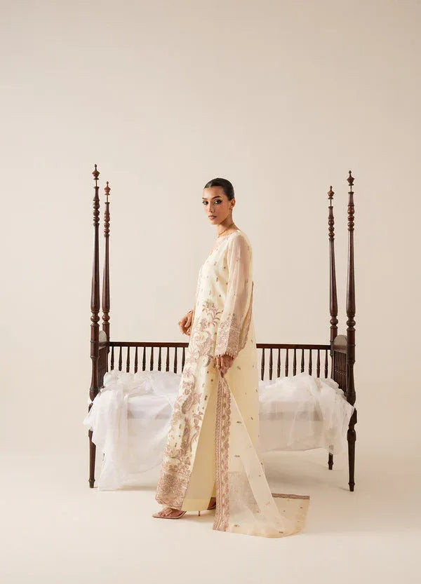 Maryum N Maria | Zaib Luxury |  Embroirdered Chiffon LILI - FS50128 - Aqsa Fabrics