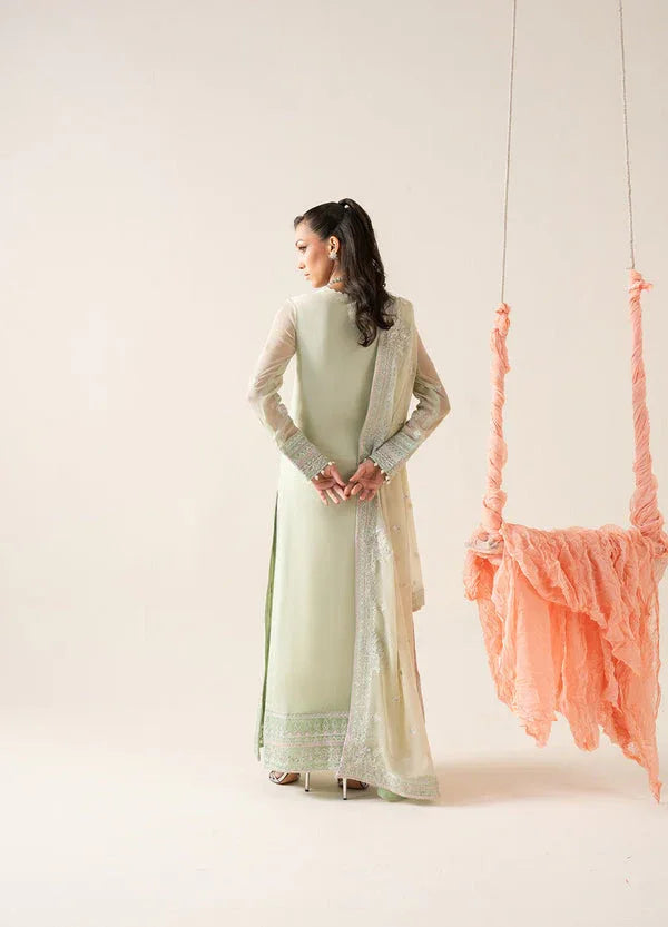 Maryum N Maria | Zaib Luxury |  Embroirdered Chiffon LOUISE - FS50130 - Aqsa Fabrics