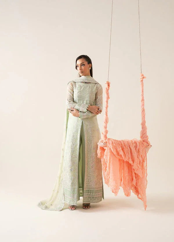 Maryum N Maria | Zaib Luxury |  Embroirdered Chiffon LOUISE - FS50130 - Aqsa Fabrics
