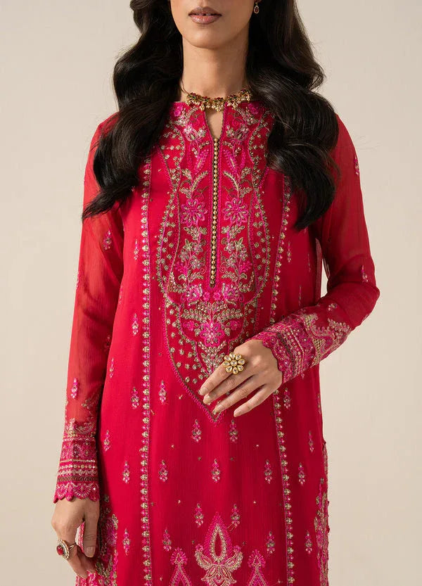 Maryum N Maria | Zaib Luxury | Embroirdered Chiffon ELLA - FS50131 - Aqsa Fabrics