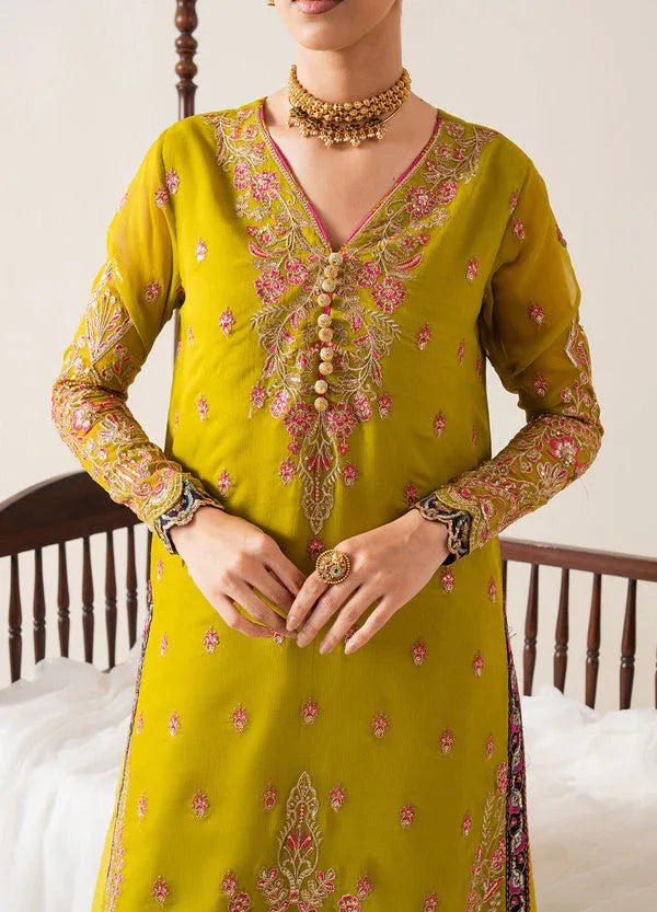 Maryum N Maria | Zaib Luxury |  Embroirdered Chiffon REINE - FS50134 - Aqsa Fabrics